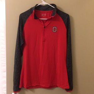 NWOT Ohio State Quarter Zip Pullover